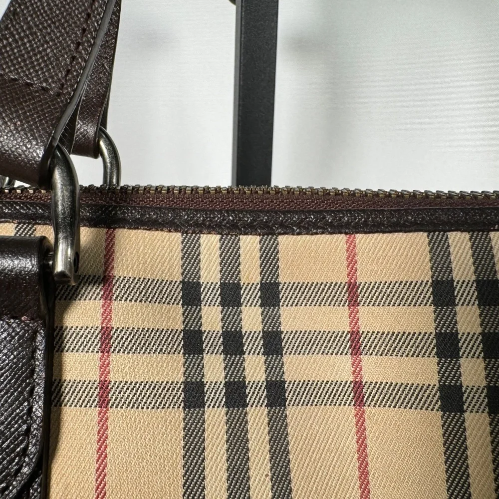 Burberry Vintage Nova Check Satchel